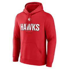 Atlanta Hawks Center Court Name & Number Custom Hoodie Red