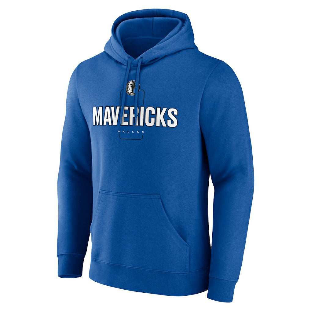 Dallas Mavericks Center Court Name & Number Custom Hoodie Blue