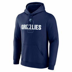 Memphis Grizzlies Center Court Name & Number Custom Hoodie Navy