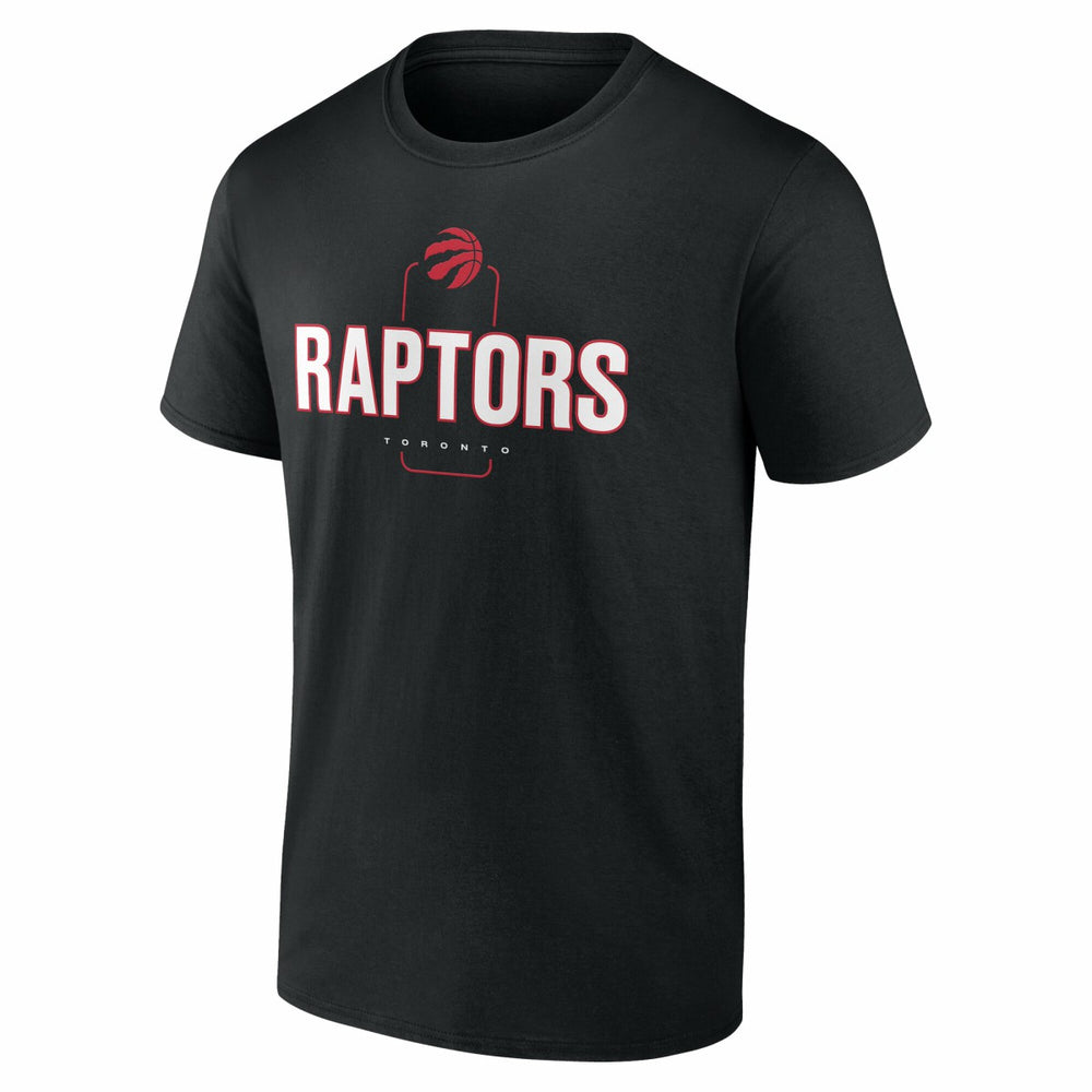 Toronto Raptors Center Court Name & Number Custom T-Shirt Black