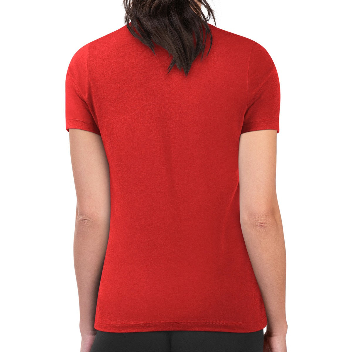 Toronto Raptors G-III 4Her by Carl Banks Women's Super-Slim Lightweight Pinstripe Circle Graphic T-Shirt Red