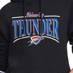Oklahoma City Thunder Starter Women's Arch Stripe Fleece Hoodie Black
