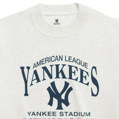 New York Yankees Madhappy Unisex High Rib Sweatshirt - Heather Gray - MLB Sale