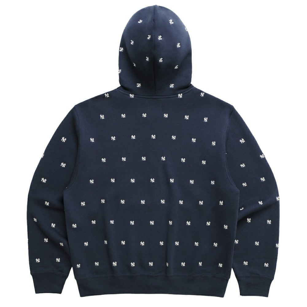 New York Yankees Madhappy Unisex All Over Fleece Full-Zip Hoodie - Navy - MLB Sale