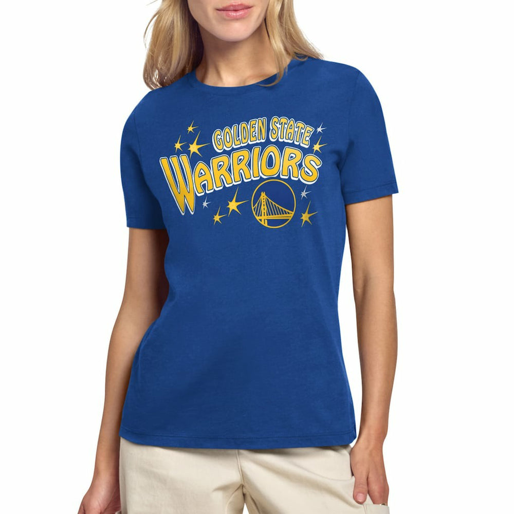 Golden State Warriors Starter Women's Fireworks T-Shirt Royal