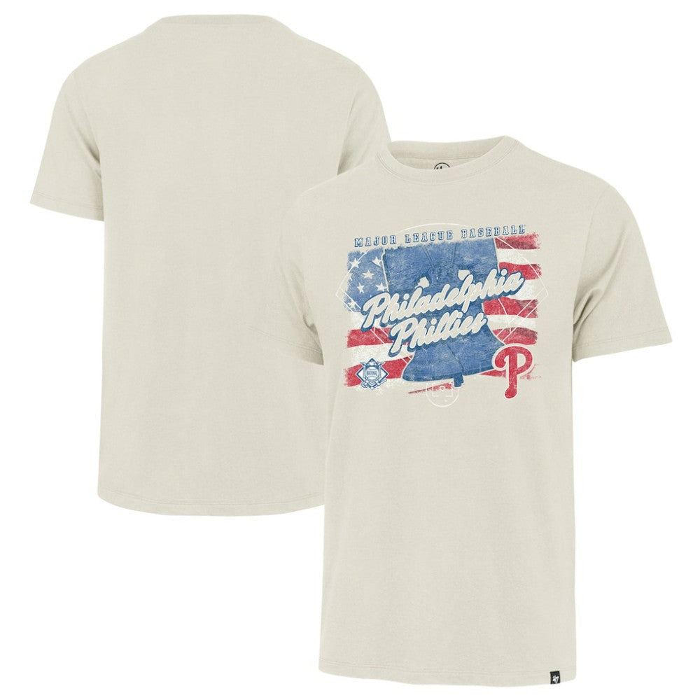 Philadelphia Phillies '47 Regional Franklin T-Shirt - Cream - 47 brand on Sale