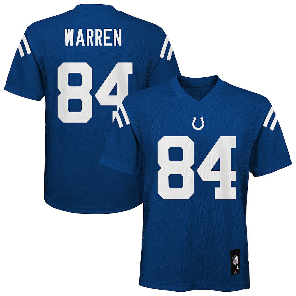 Tyler Warren Indianapolis Colts Outerstuff Youth Replica Player Jersey Royal