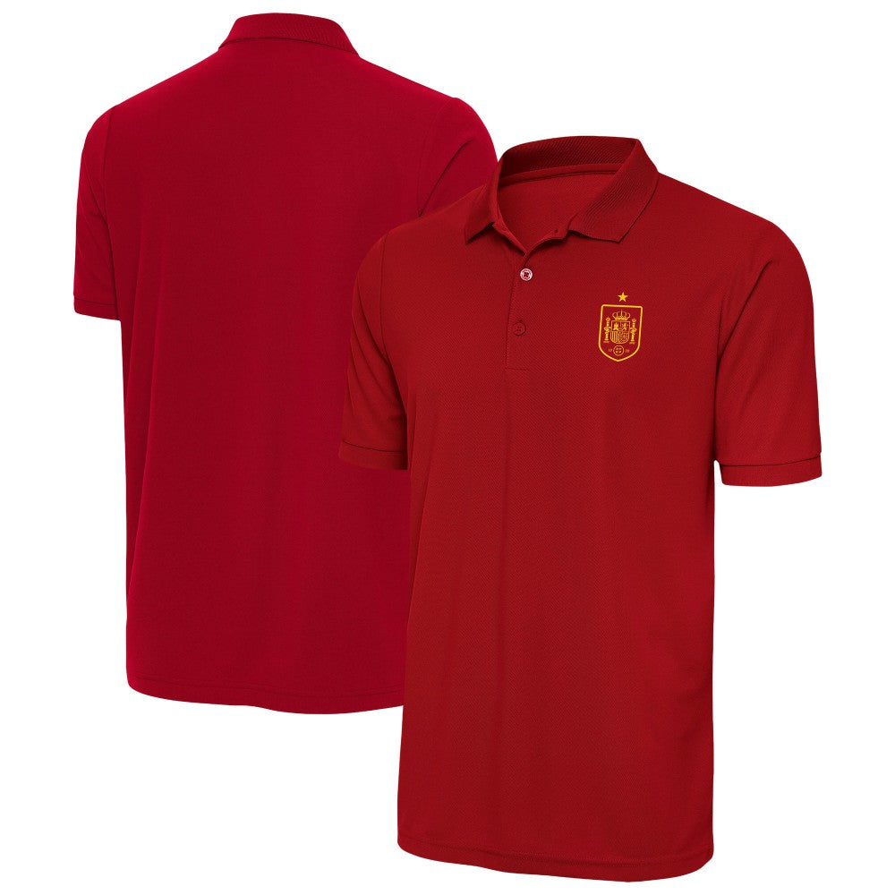 Spain National Team Antigua Derive Polo Red