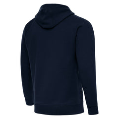 Spain National Team Antigua Takeover Fleece Raglan Hoodie Navy