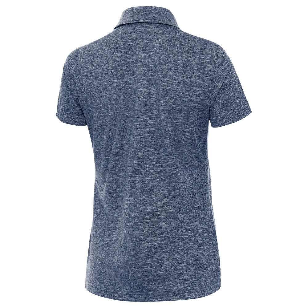 Spain National Team Antigua Women's Triple Shot Polo Heather Navy