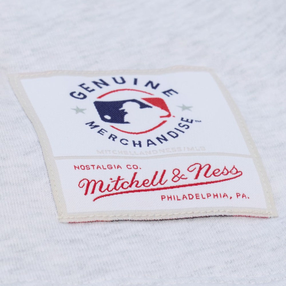San Francisco Giants Mitchell & Ness Women's Script Cropped Boxy T-Shirt - Heather Gray - Mitchell & Ness Online