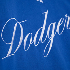 Los Angeles Dodgers Mitchell & Ness Women's Script Sweatshirt - Royal - Mitchell & Ness Online