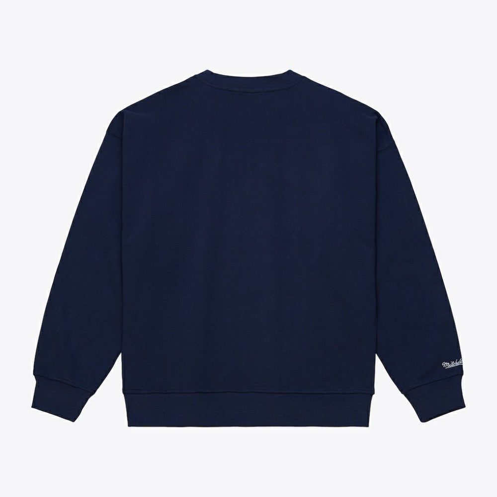 New York Yankees Mitchell & Ness Women's Script Sweatshirt - Navy - Mitchell & Ness Sale