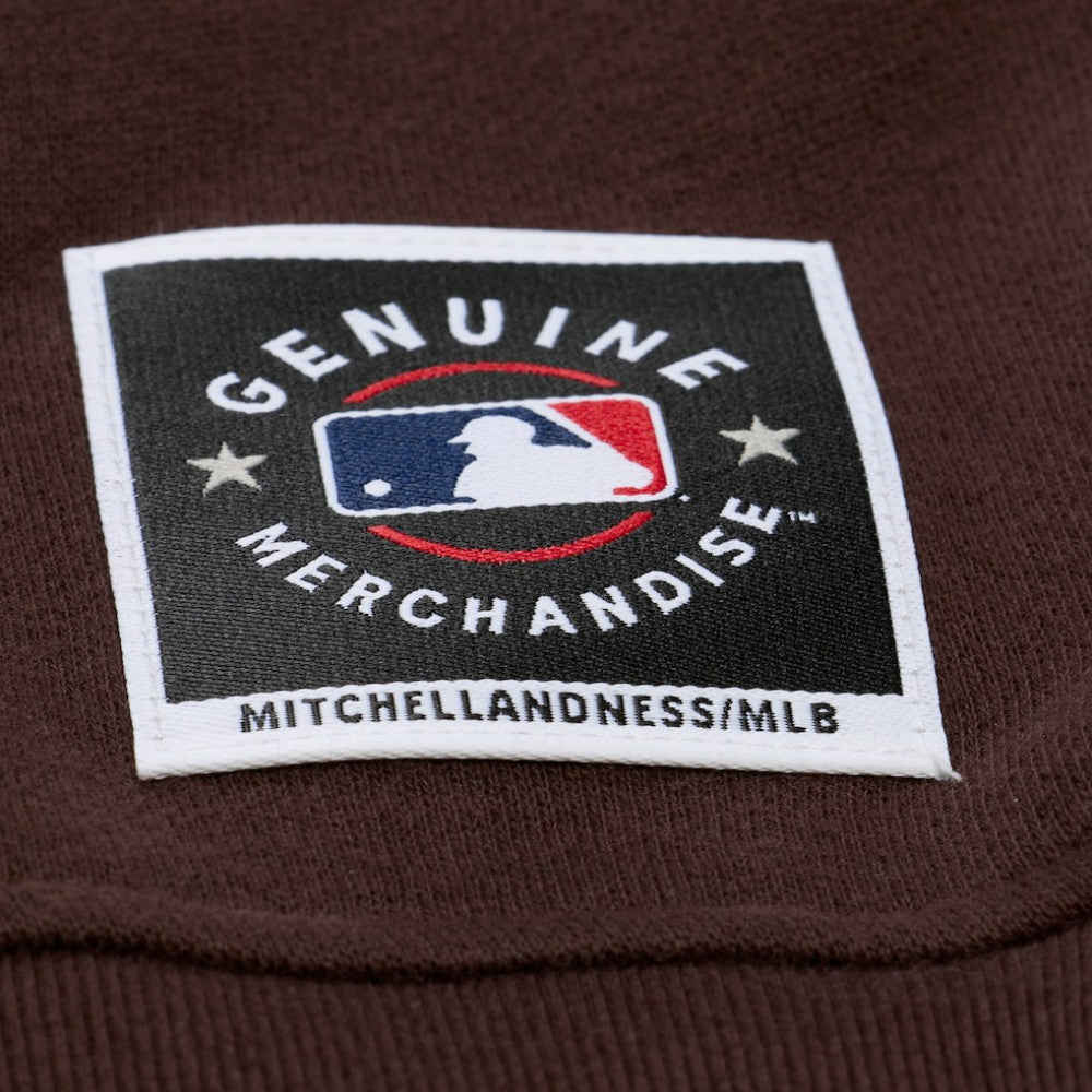 San Diego Padres Mitchell & Ness Women's Script Sweatshirt - Brown - Mitchell & Ness Discount