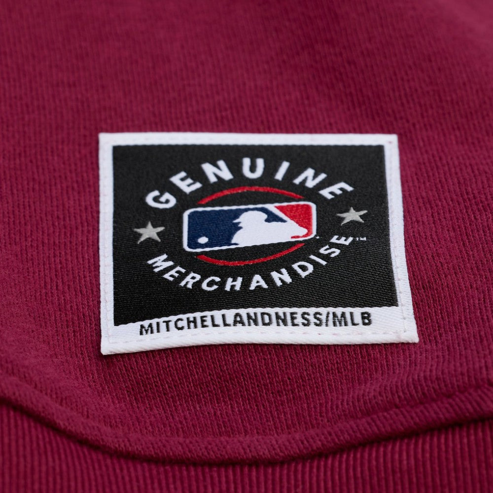 Philadelphia Phillies Mitchell & Ness Women's Script Sweatshirt - Burgundy - Mitchell & Ness Sale