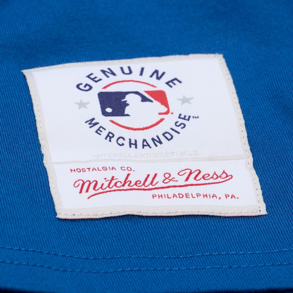 Chicago Cubs Mitchell & Ness Women's Pep Rally Cropped Boxy T-Shirt - Royal - Mitchell & Ness on Sale