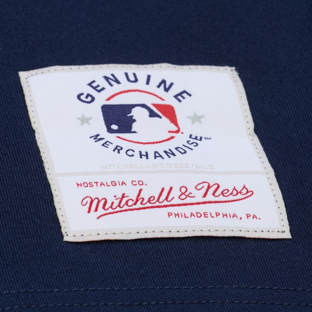 Detroit Tigers Mitchell & Ness Women's Pep Rally Cropped Boxy T-Shirt - Navy - Mitchell & Ness on Sale