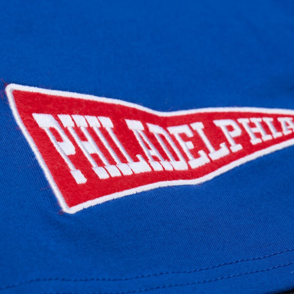 Philadelphia Phillies Mitchell & Ness Women's Pep Rally Cropped Boxy T-Shirt - Royal - Mitchell & Ness Sale