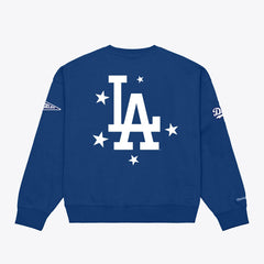 Los Angeles Dodgers Mitchell & Ness Women's Pep Rally Sweatshirt - Royal - Mitchell & Ness Discount