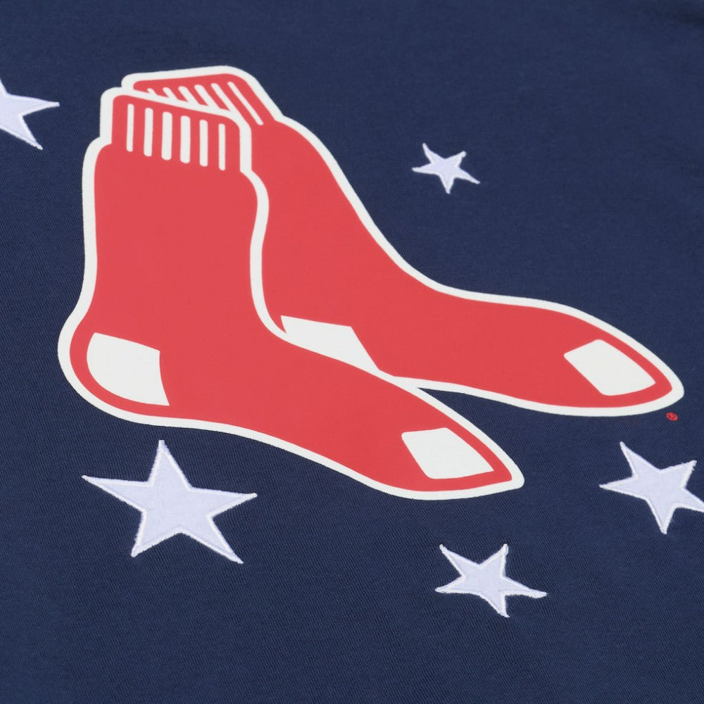 Boston Red Sox Mitchell & Ness Women's Pep Rally Sweatshirt - Navy - Mitchell & Ness on Sale
