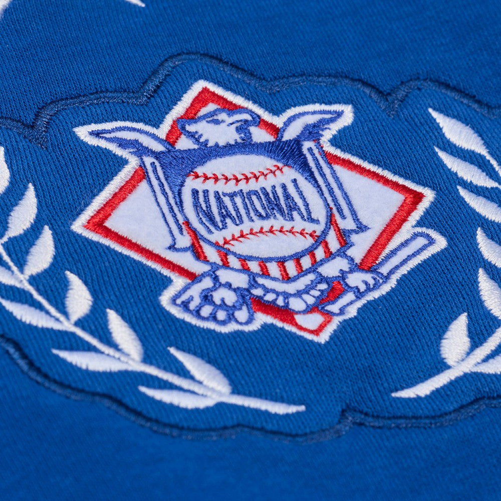 New York Mets Mitchell & Ness Women's Pep Rally Sweatshirt - Royal - Mitchell & Ness Online
