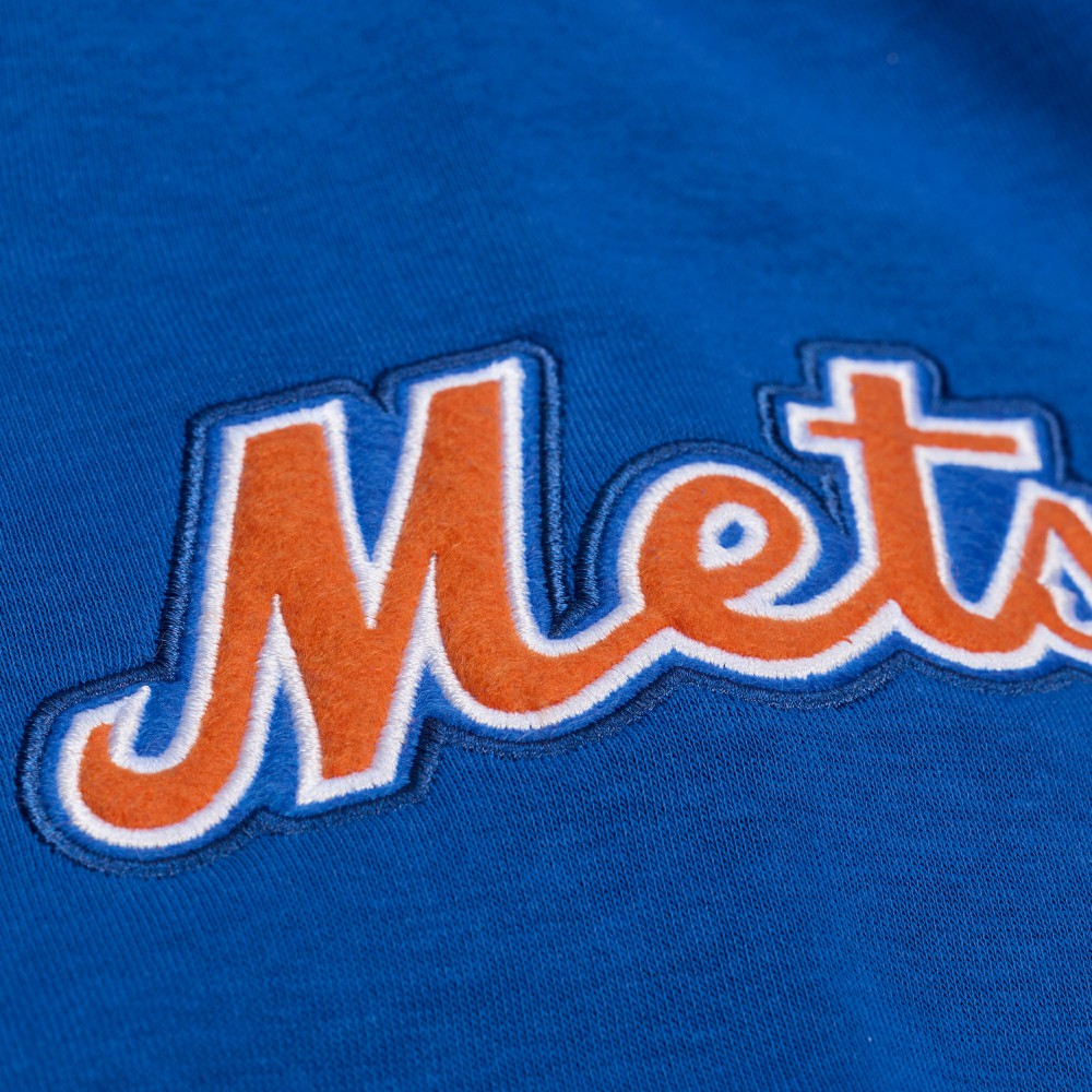 New York Mets Mitchell & Ness Women's Pep Rally Sweatshirt - Royal - Mitchell & Ness Online