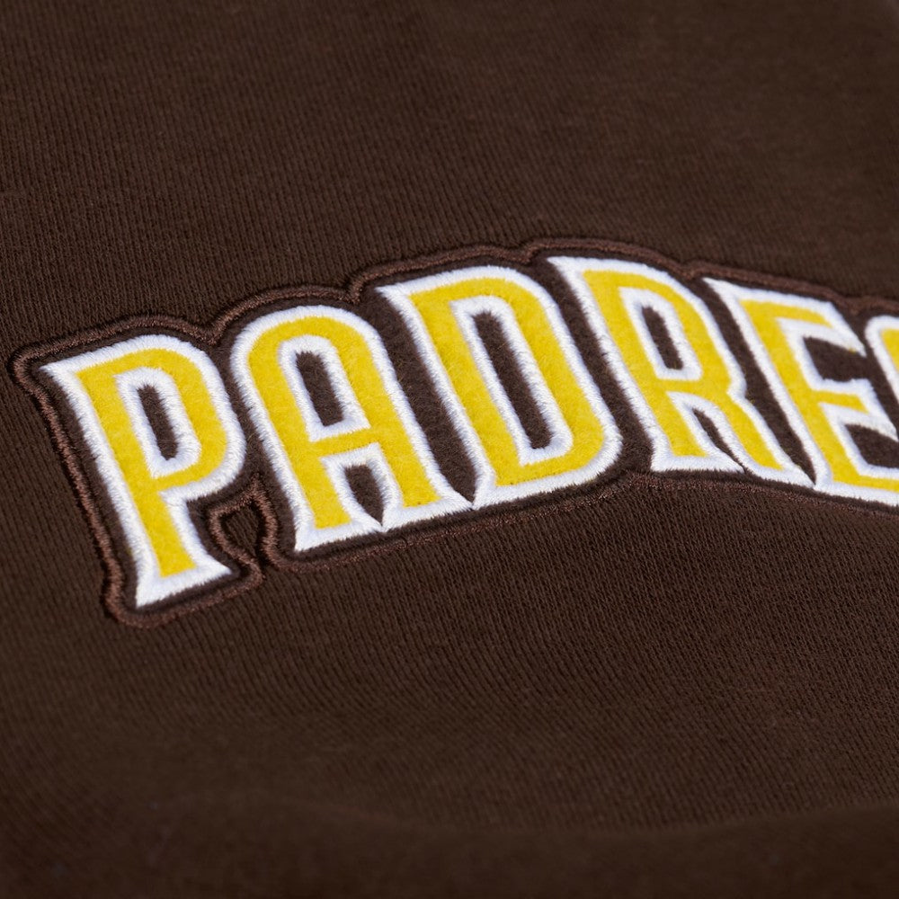 San Diego Padres Mitchell & Ness Women's Pep Rally Sweatshirt - Brown - Mitchell & Ness Sale