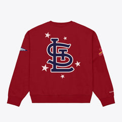 St. Louis Cardinals Mitchell & Ness Women's Pep Rally Sweatshirt - Red - Mitchell & Ness Discount