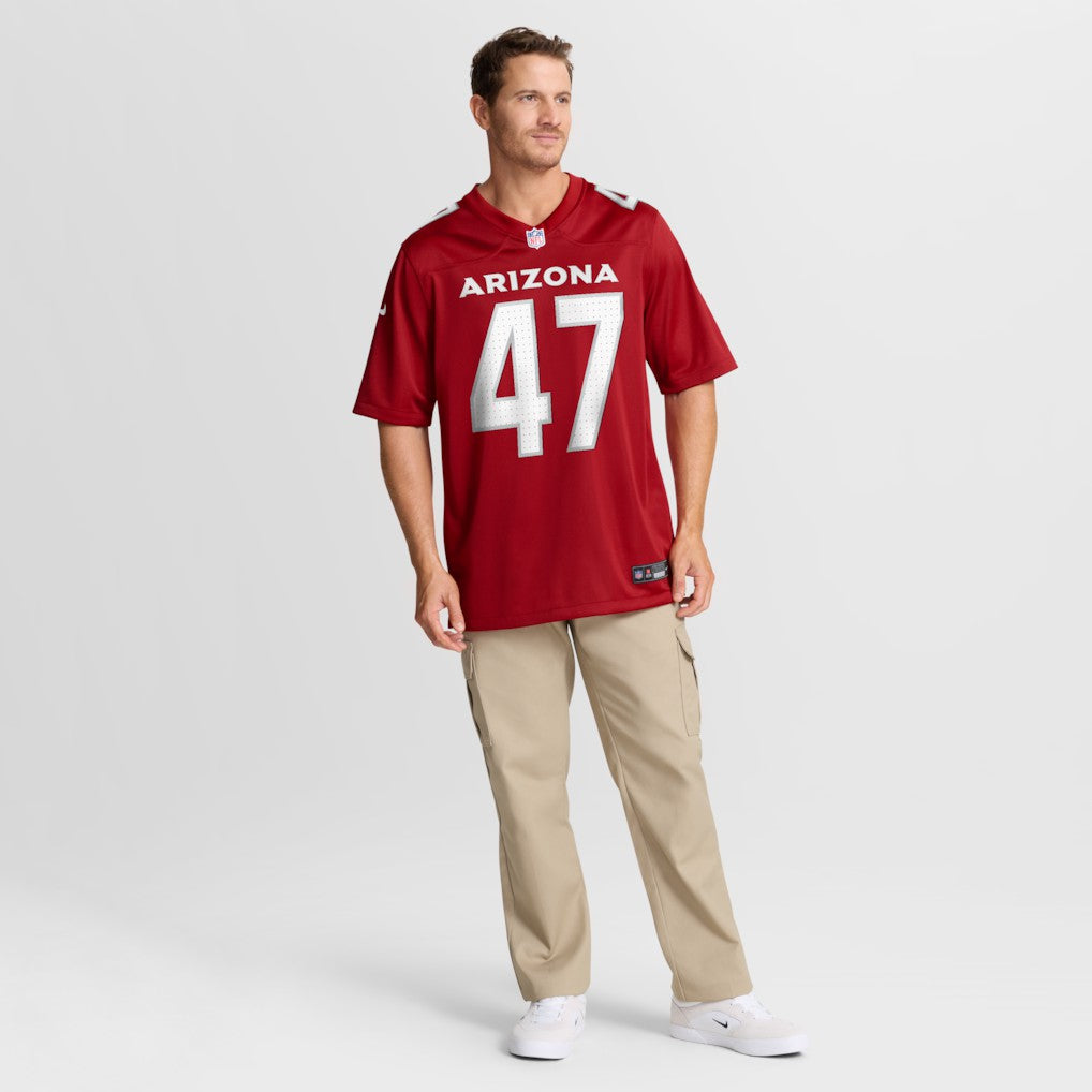 Nike Channing Tindall Arizona Cardinals Team Game Jersey Cardinal