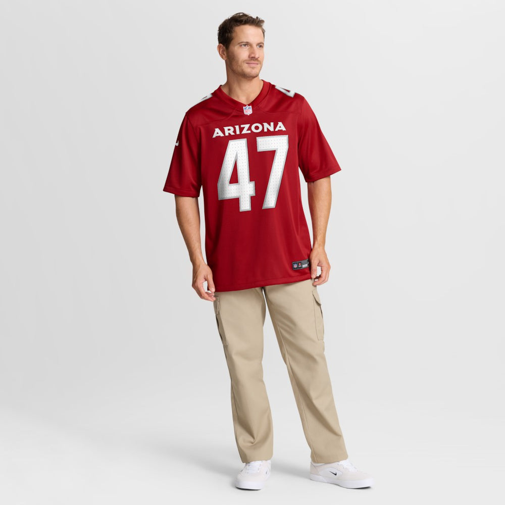 Nike Channing Tindall Arizona Cardinals Team Game Jersey Cardinal