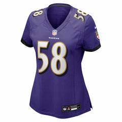 Nike Taven Bryan Baltimore Ravens Women's Team Game Jersey Purple