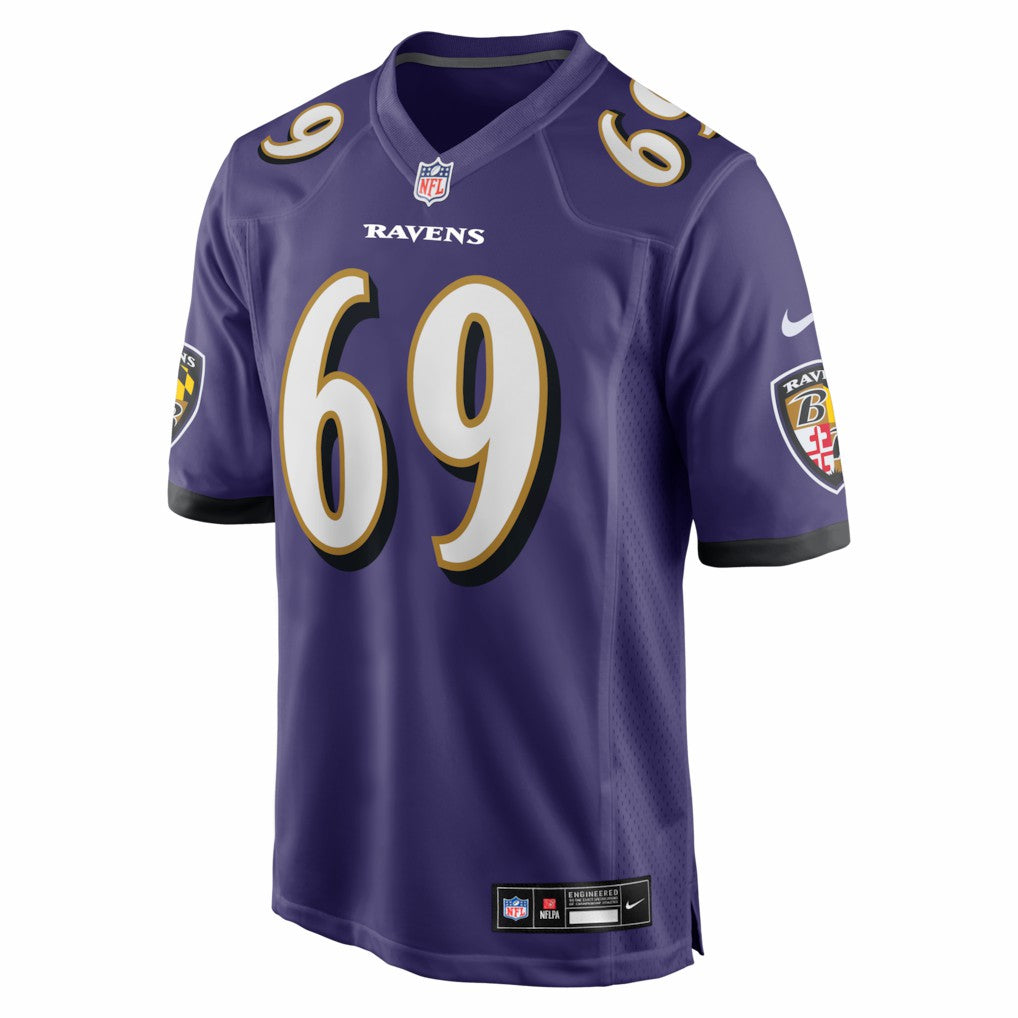 Nike Josh Tupou Baltimore Ravens Team Game Jersey Purple