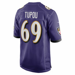 Nike Josh Tupou Baltimore Ravens Team Game Jersey Purple