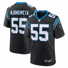 Nike Maema Njongmeta Carolina Panthers Team Game Jersey Black