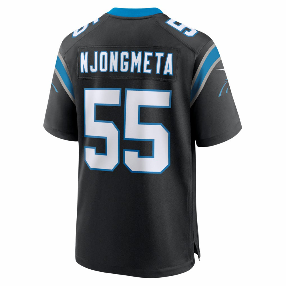Nike Maema Njongmeta Carolina Panthers Team Game Jersey Black