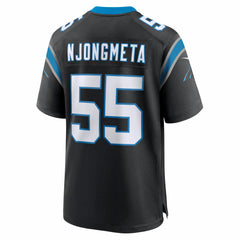 Nike Maema Njongmeta Carolina Panthers Team Game Jersey Black