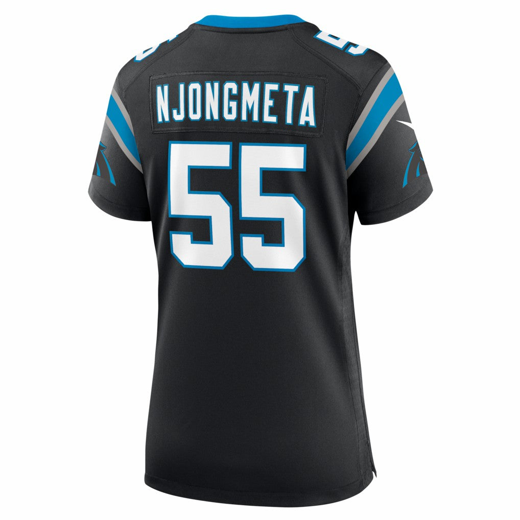 Nike Maema Njongmeta Carolina Panthers Women's Team Game Jersey Black