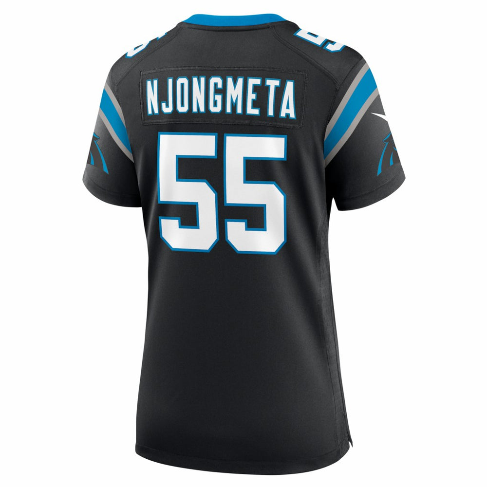 Nike Maema Njongmeta Carolina Panthers Women's Team Game Jersey Black