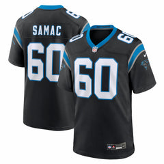 Nike Nick Samac Carolina Panthers Team Game Jersey Black