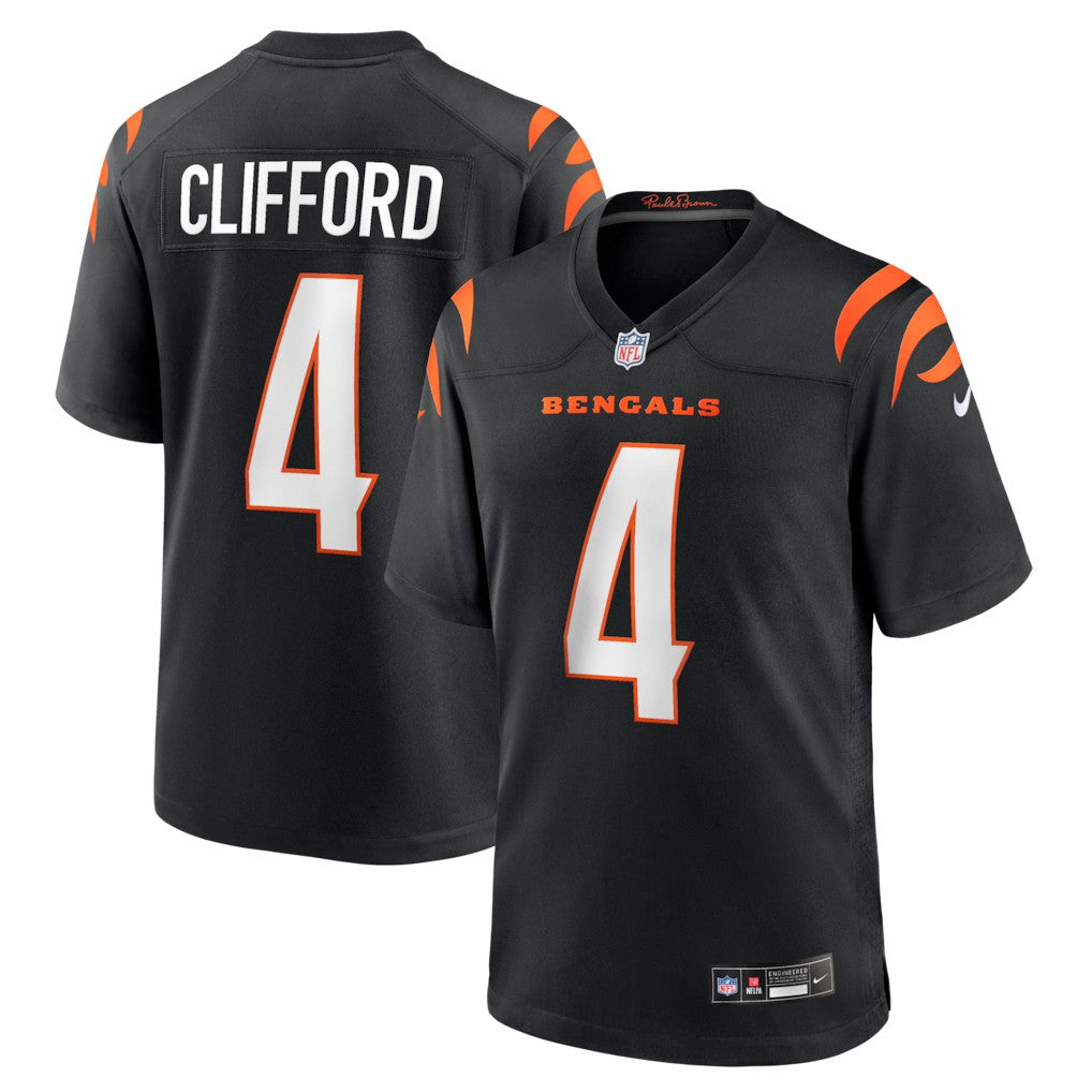 Nike Sean Clifford Cincinnati Bengals Team Game Jersey Black