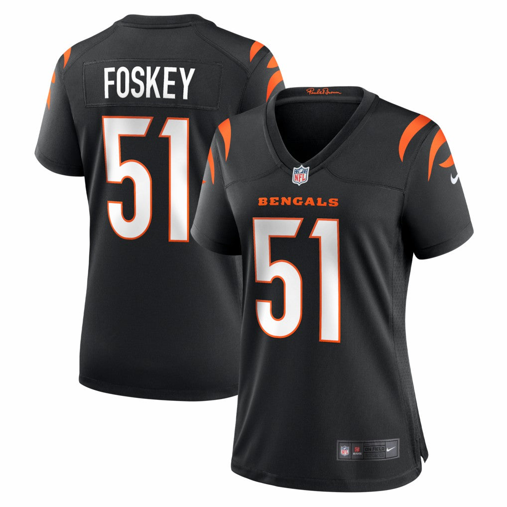 Nike Isaiah Foskey Cincinnati Bengals Women's Team Game Jersey Black