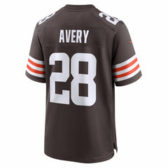 Nike Tre Avery Cleveland Browns Team Game Jersey Brown