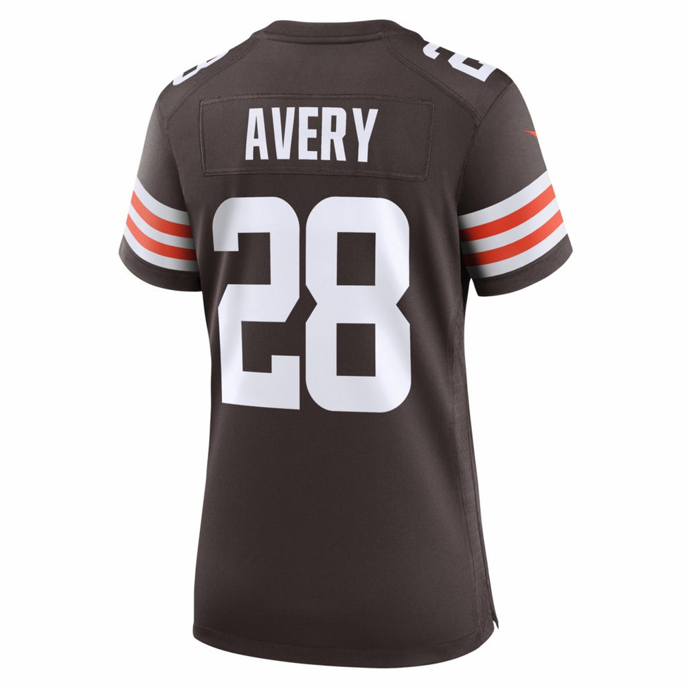 Nike Tre Avery Cleveland Browns Women's Team Game Jersey Brown