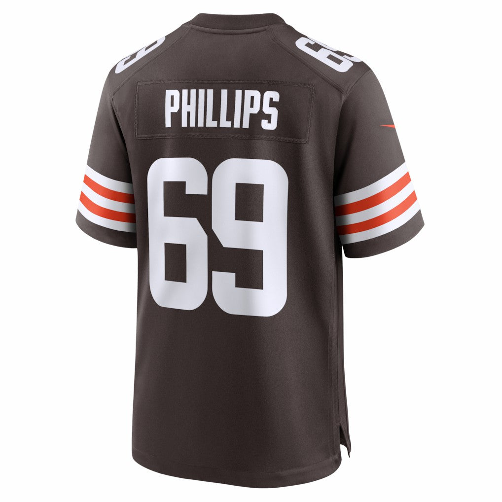 Nike Tyre Phillips Cleveland Browns Team Game Jersey Brown