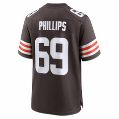 Nike Tyre Phillips Cleveland Browns Team Game Jersey Brown