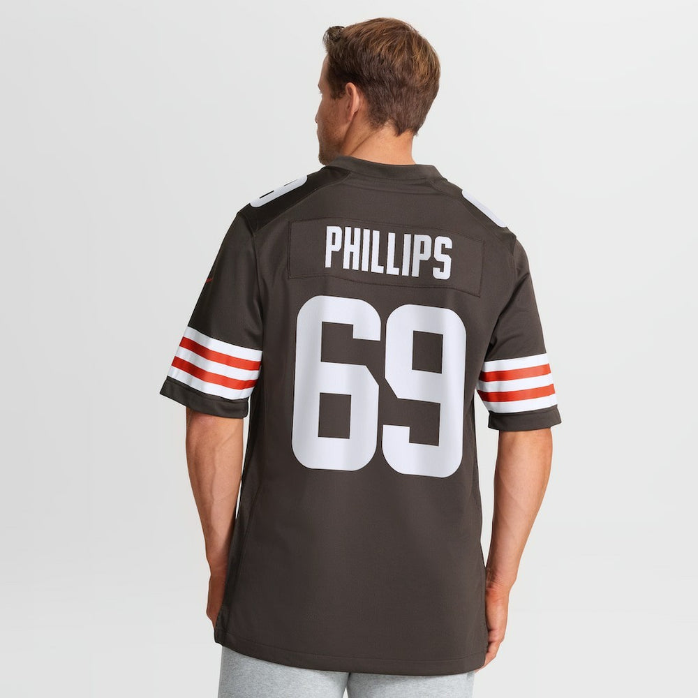 Nike Tyre Phillips Cleveland Browns Team Game Jersey Brown