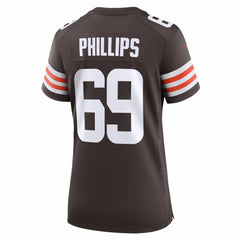 Nike Tyre Phillips Cleveland Browns Women's Team Game Jersey Brown