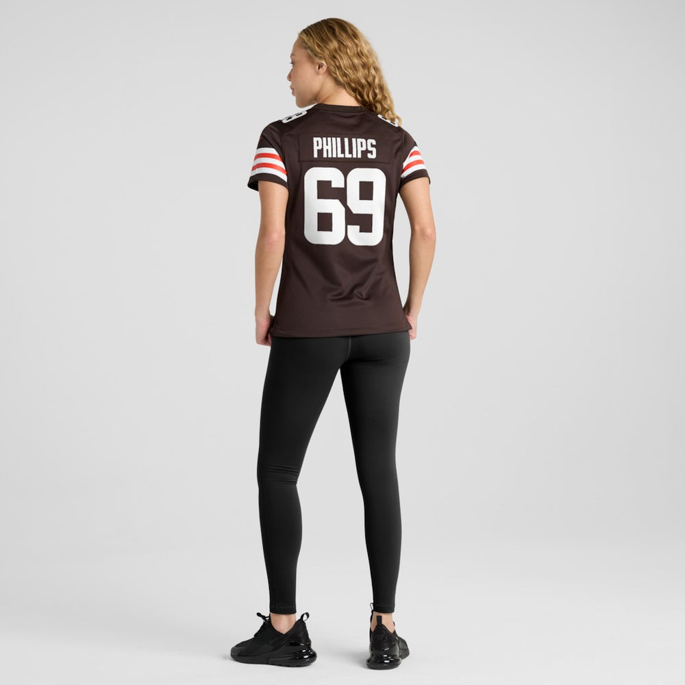 Nike Tyre Phillips Cleveland Browns Women's Team Game Jersey Brown