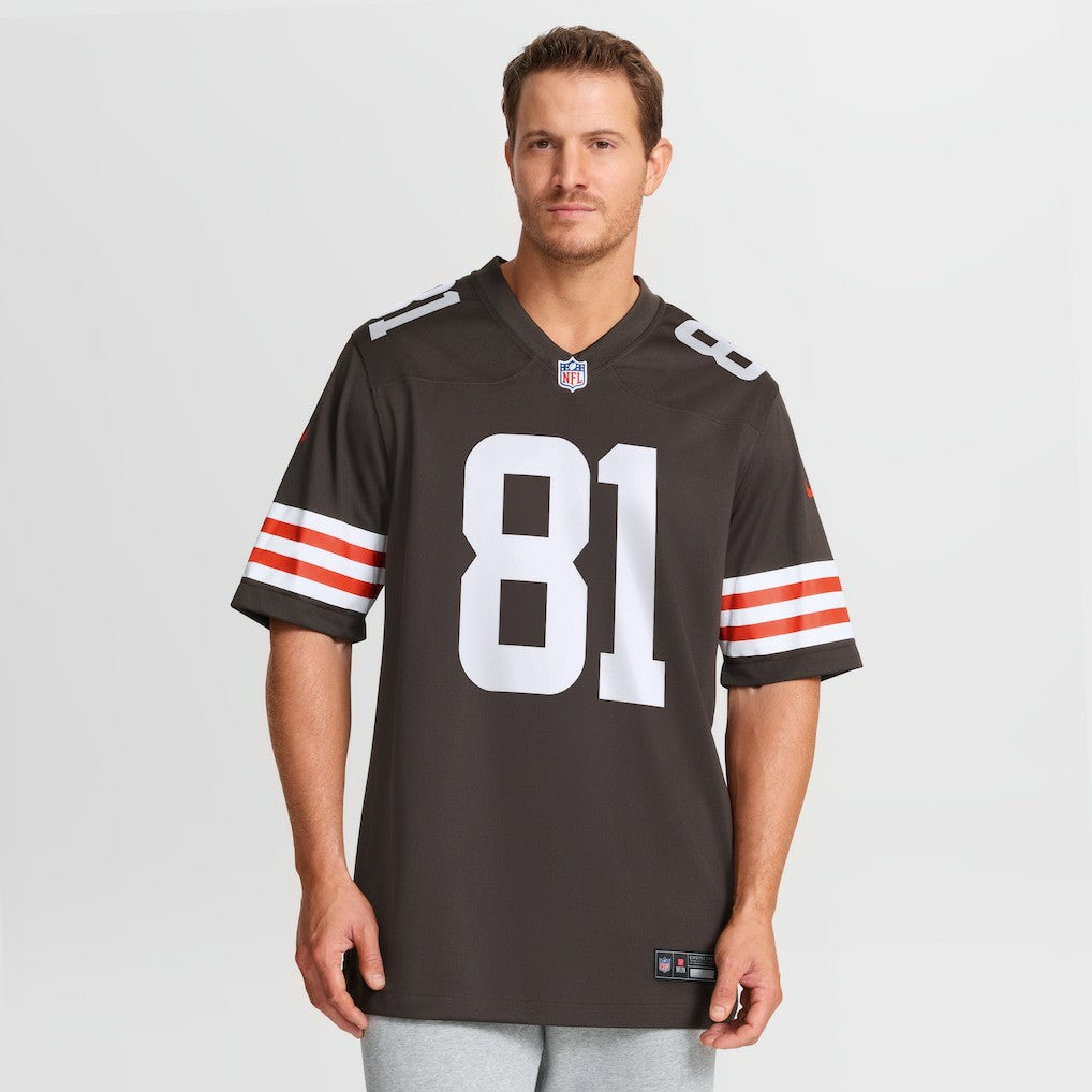 Nike Luke Floriea Cleveland Browns Team Game Jersey Brown