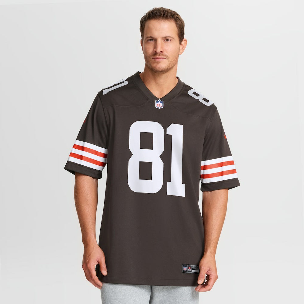 Nike Luke Floriea Cleveland Browns Team Game Jersey Brown